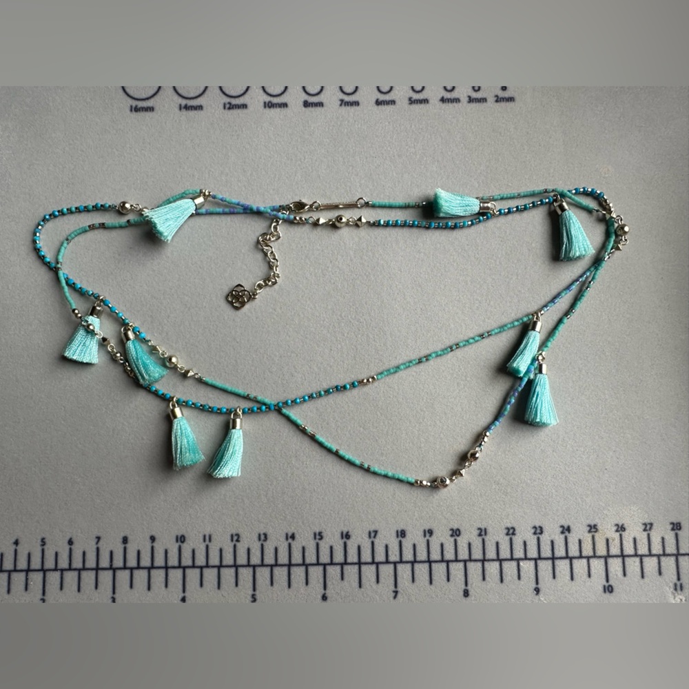 Kendra Scott beaded tassel necklace